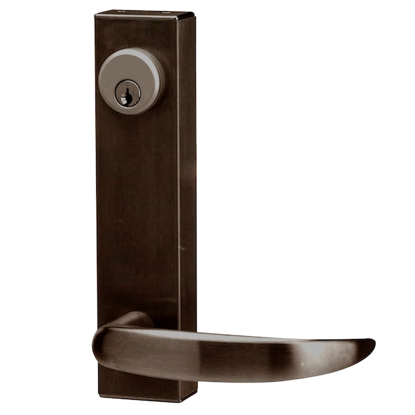 Adams Rite Exit Trim, Lever Locking, 01 Lever, Less Cylinder, US10B 3080-01-0-3U-US10B - main